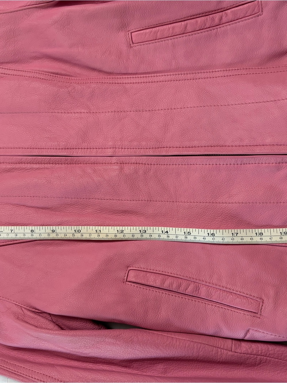 Vintage Wilsons Leather Maxima Pink Moto Jacket Small Y2K Cafe Racer Biker S - Picture 6 of 16